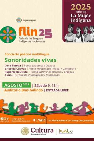 Invitación a la Feria de las Lenguas Indígenas Nacionales 