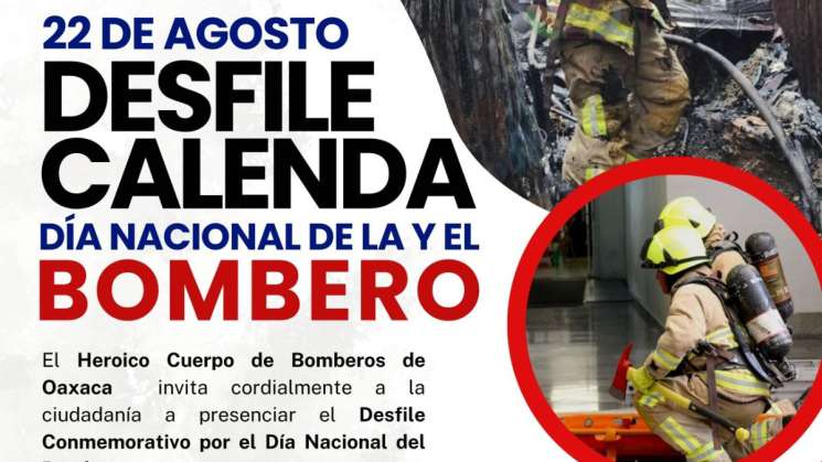 Hoy con calenda, se honra al H. Cuerpo de Bomberos