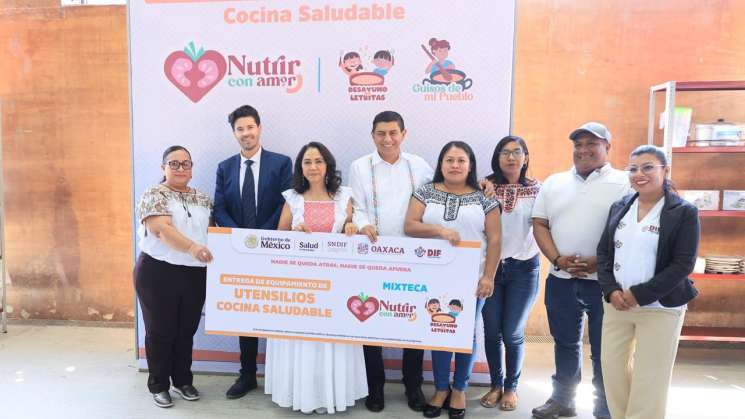 DIF equipa 200 cocinas comunitarias en Oaxaca