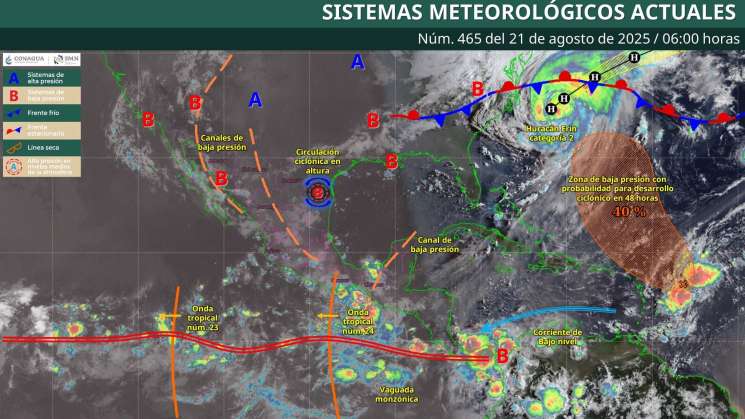 Se prevén lluvias puntuales intensas en regiones de Oaxaca 