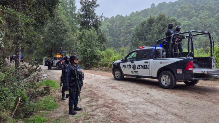 Despliega Gabinete de Seguridad operativo en la Sierra de Juárez 