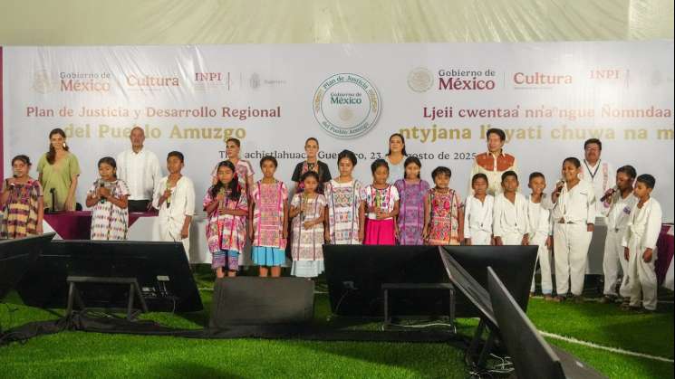 Claudia Sheinbaum presenta Plan de Justicia del Pueblo Amuzgo