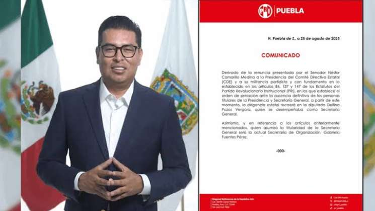 PRI queda con 13 elementos en Senado tras renuncia de militante 
