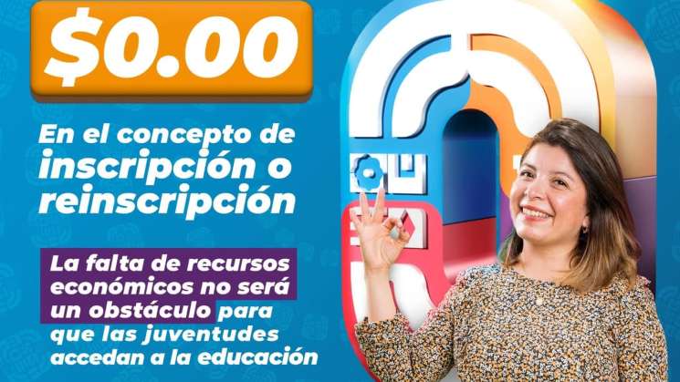 Apoya Primavera Oaxaqueña acceso a educación con Inscripcion cero