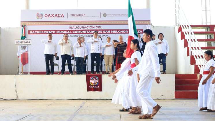 Inaugura S.J instalaciones del BIC en San Melchor Betaza