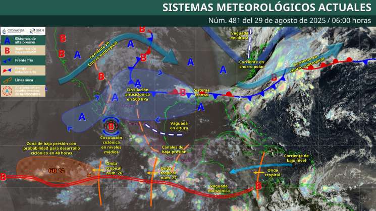  Se mantiene inestabilidad en mayor parte de Oaxaca este viernes 