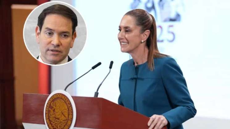 Anuncia Sheinbaum visita de Marco Rubio a México