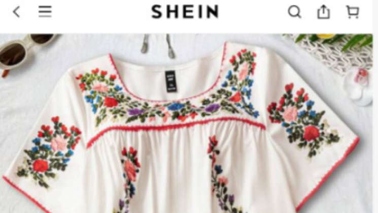 Otro plagio de SHEIN, ahora con diseño de blusa de San Antonino