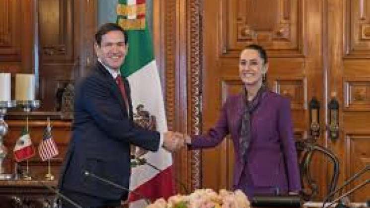 Elogia Rubio acciones de Sheinbaum contra carteles y cooperación