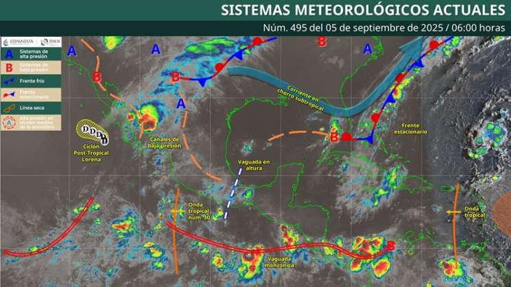 Se prevén tormentas vespertinas en Oaxaca durante este viernes