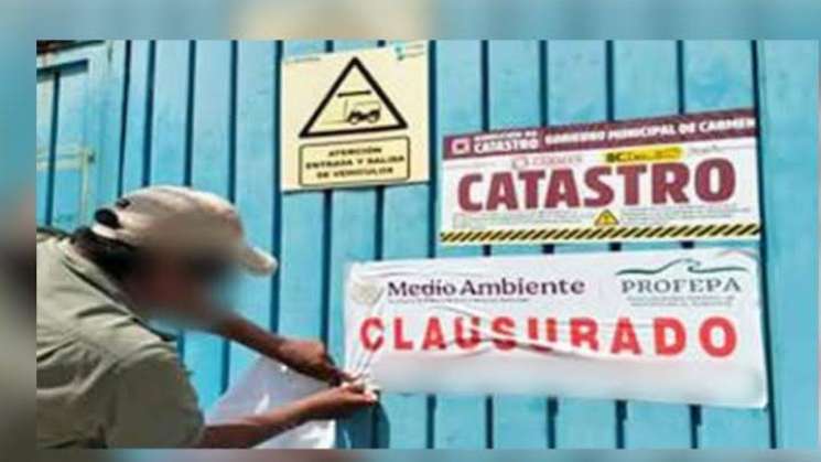 Clausura Profepa empresa de Ricardo Salinas Pliego 