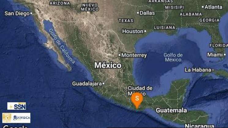Sin daños ni víctimas  por sismo de 5.1 en Pinotepa Nacional