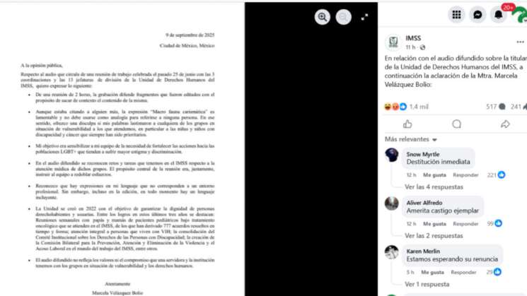 IMSS protege a empleada que cometió el delito de discriminación