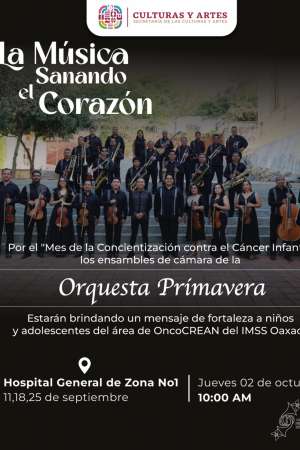 Conciertos solidarios de la Orquesta Primavera en el IMSS 