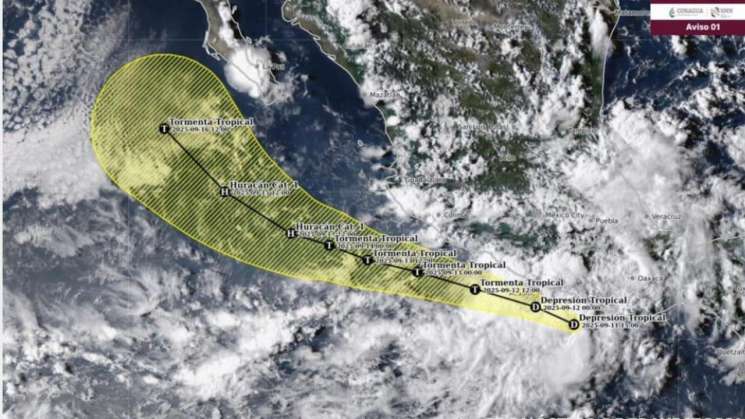 Alertan mar de fondo por depresión tropical Trece-E
