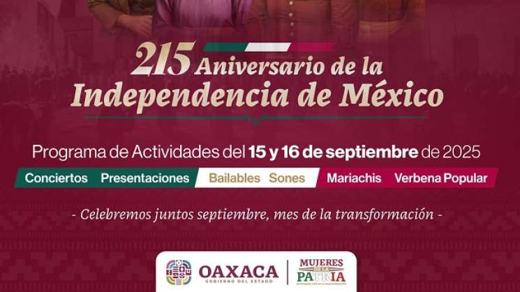 Conoce las actividades para celebrar las Fiestas Patrias 