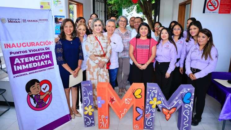 Abren Puntos Violeta y Centro LIBRE en la Mixteca