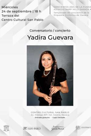 Concierto con de Yadira Guevara en el Centro Cultural San Pablo