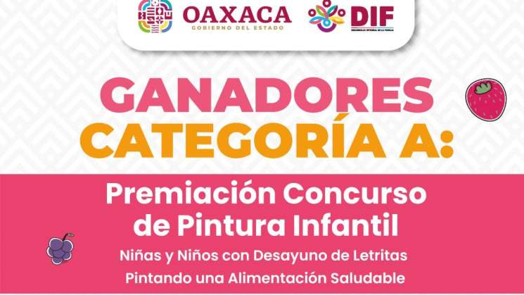 Dan a conocer a niñez ganadora de Concurso de Pintura