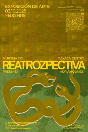 La Galería Arte de Oaxaca presenta retrospectiva de Adrián Gómez