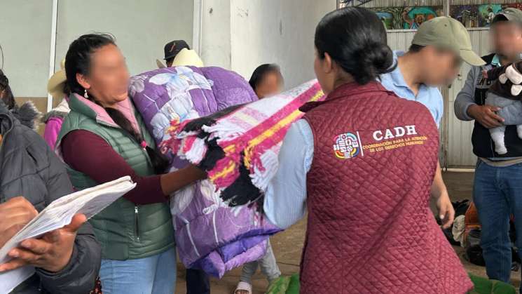 Asistencia humanitaria a familias desplazadas de Santiago Yosondú