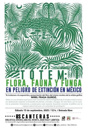 BS canteras presenta la exposición ambientalista Totem