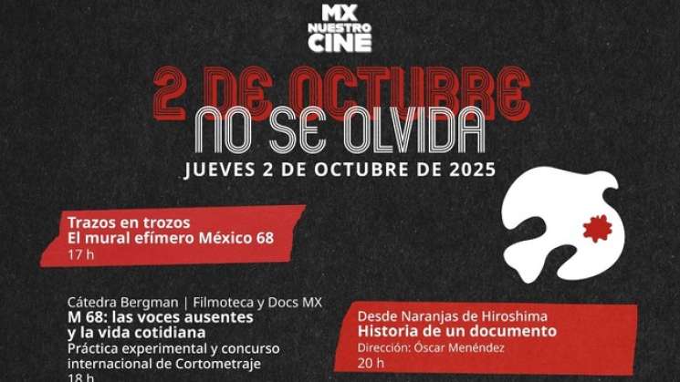 Canal 22 presenta ciclo especial 2 de octubre no se olvida