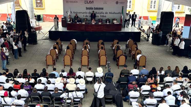 Con Sesión Solemne, el Congreso  celebra Batalla de Miahuatlán
