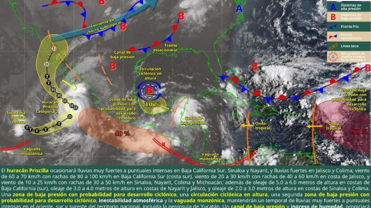 Pronóstican temporal de lluvias intensas y tormentas 
