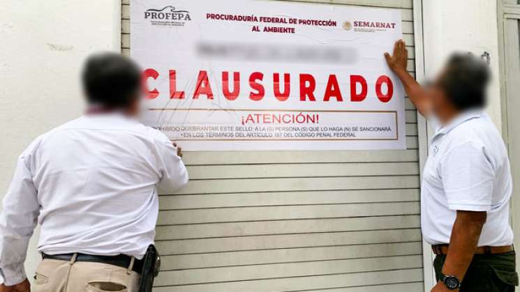 PROFEPA  clausura huarachería en Santa Lucía