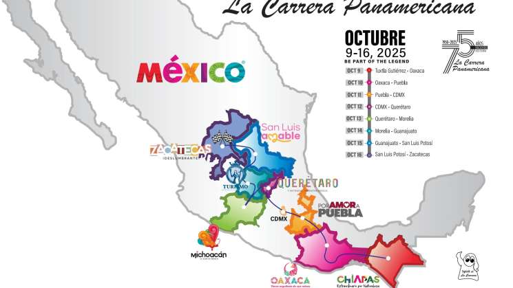 Conoce ruta en Oaxaca de la Carrera Panamericana 2025