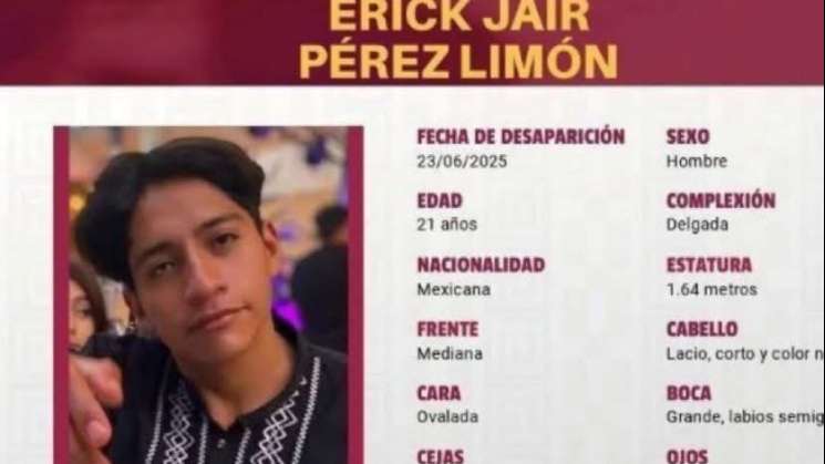 Detienen a 2 personas por agresión a Erick; sigue desaparecido