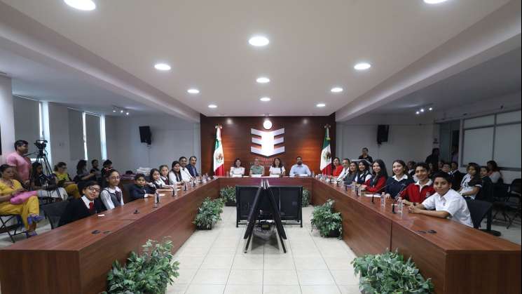 IEEPCO recibe al Cabildo Infantil y Juvenil municipal