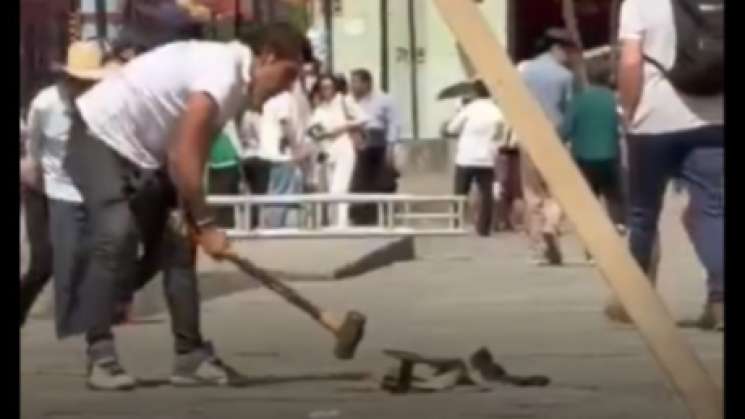 INAH sin sancionar solo invita a no destruir patrimonio en Oaxaca
