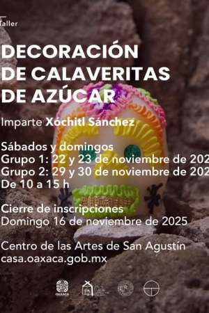 CaSa invita al Taller de Calaveritas de Azúcar
