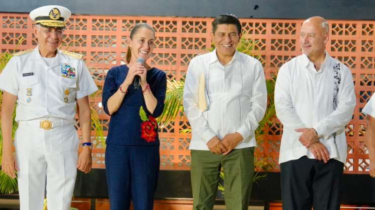 Sheinbaum y Jara, inauguran la Línea K del Tren Interoceánico