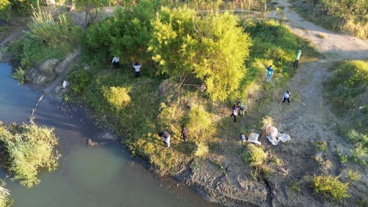 Realiza Salomón Jara Mega Tequio para salvar el Río Atoyac