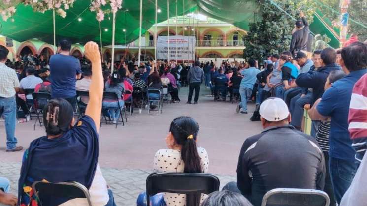 Asambleas electivas pacíficas por Sistema Normativo:SEGO