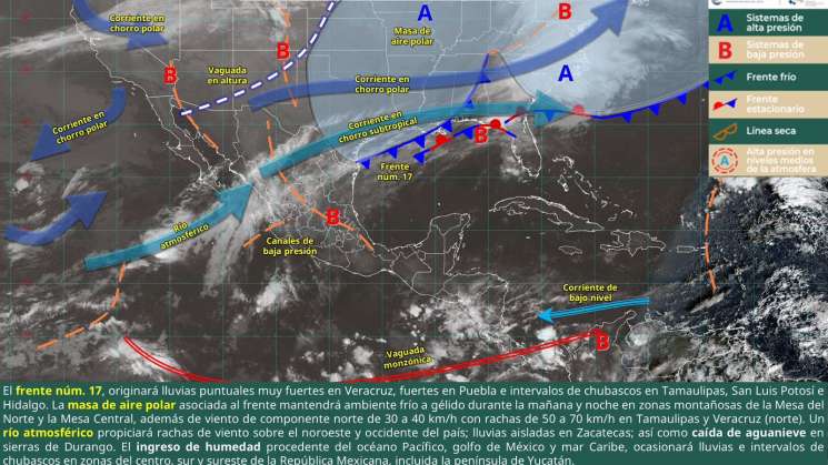 Pronostican  condiciones seca y estables en Oaxaca