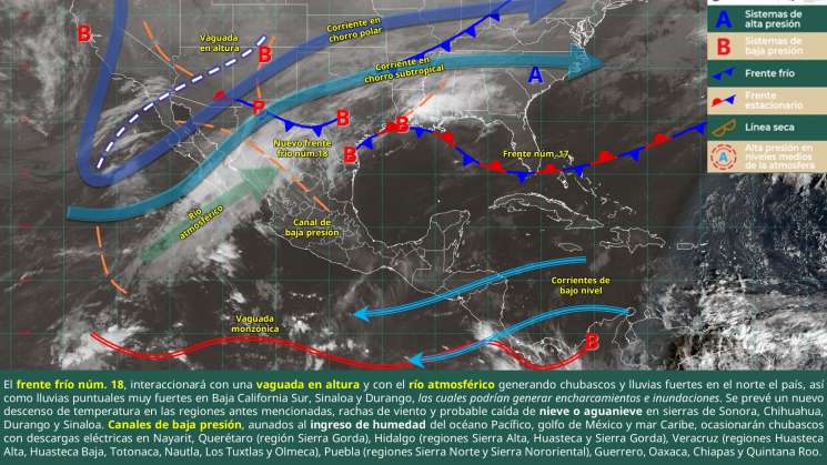 Frente Frío 17 mantiene temperaturas fresca 