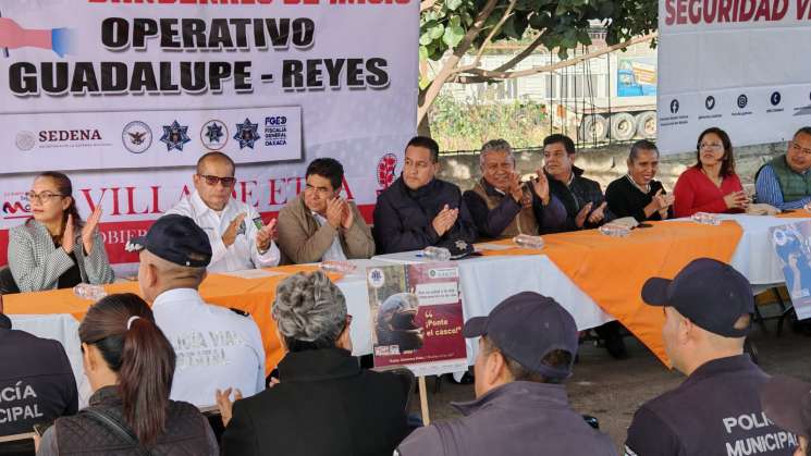 Listo el Operativo Guadalupe-Reyes  en Oaxaca