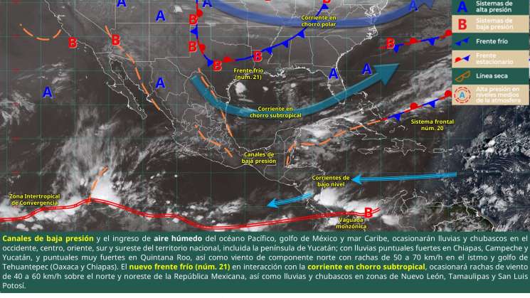 Lluvias aisladas y frío en el Papalopan y Sierra de Flores Magón
