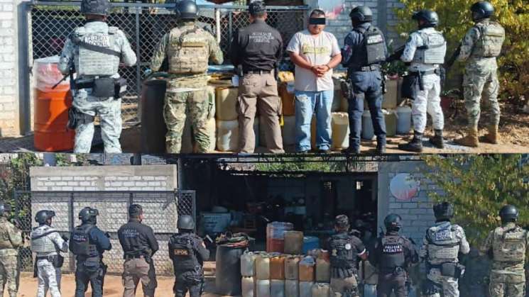 FGR  y SSPC aseguran gasolina y vehiculos en Ejutla