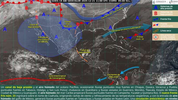 Domingo de lluvias en  regiones de Oaxaca
