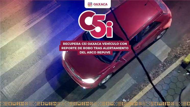 Video: Recuperan auto robado con apoyo del C5