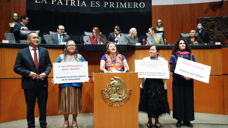 Ante el Senado, Anabel Anota pide ver a las mujeres zapotecas