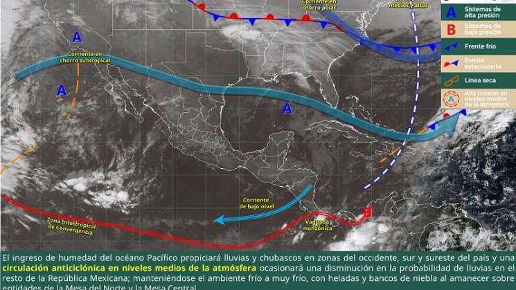 Clima estable y descenso térmico nocturno