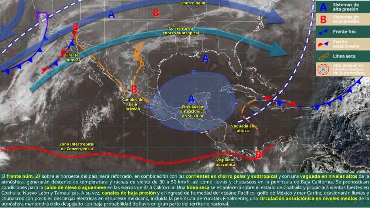 Clima estable con frío matutino en Oaxaca