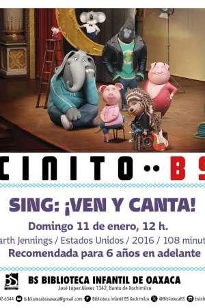 Cinito BS proyecta Sing: ¡Ven y canta!