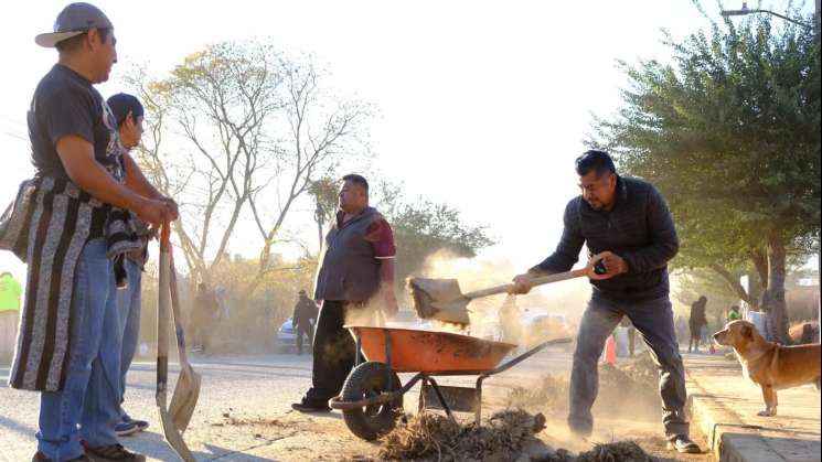San Luis Beltrán se une a Tequio Vecinal